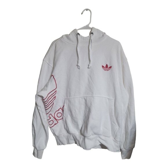 Adidas Sweater Mens Large Multicolor Hoodie Logo Hip Hop Run Dmc Athletic